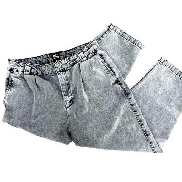 urban outfitters BDG washed faded black high waisted sofie slouchy denim jeans - Picture 7 of 8